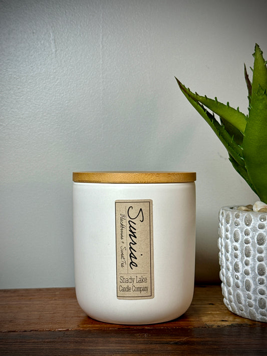 Sunrise Ceramic Candle