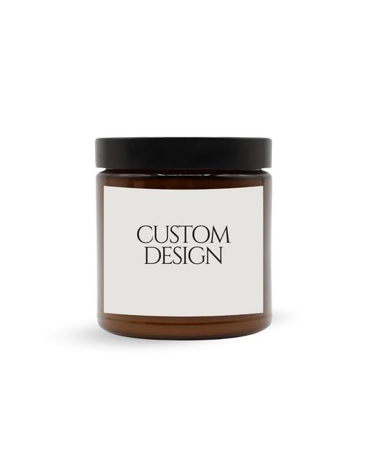 Custom Amber Candle (7 oz) (Minimum 36)