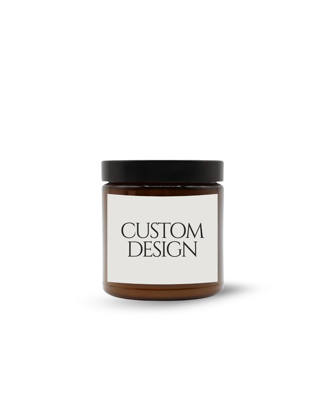 Custom Amber Candle (3.5 oz) (Minimum 36)